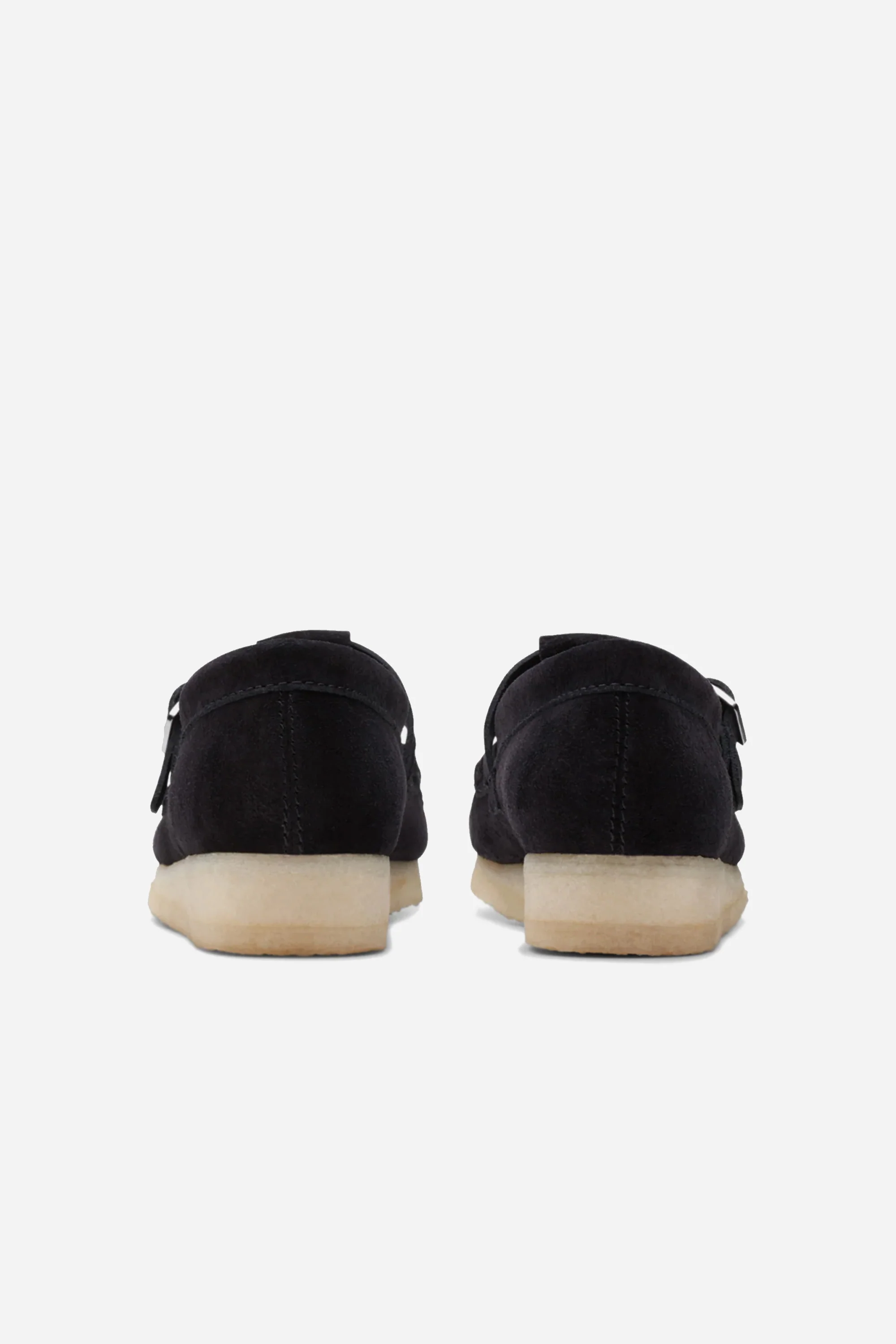 Wallabee T Bar Black Suede - Image 5