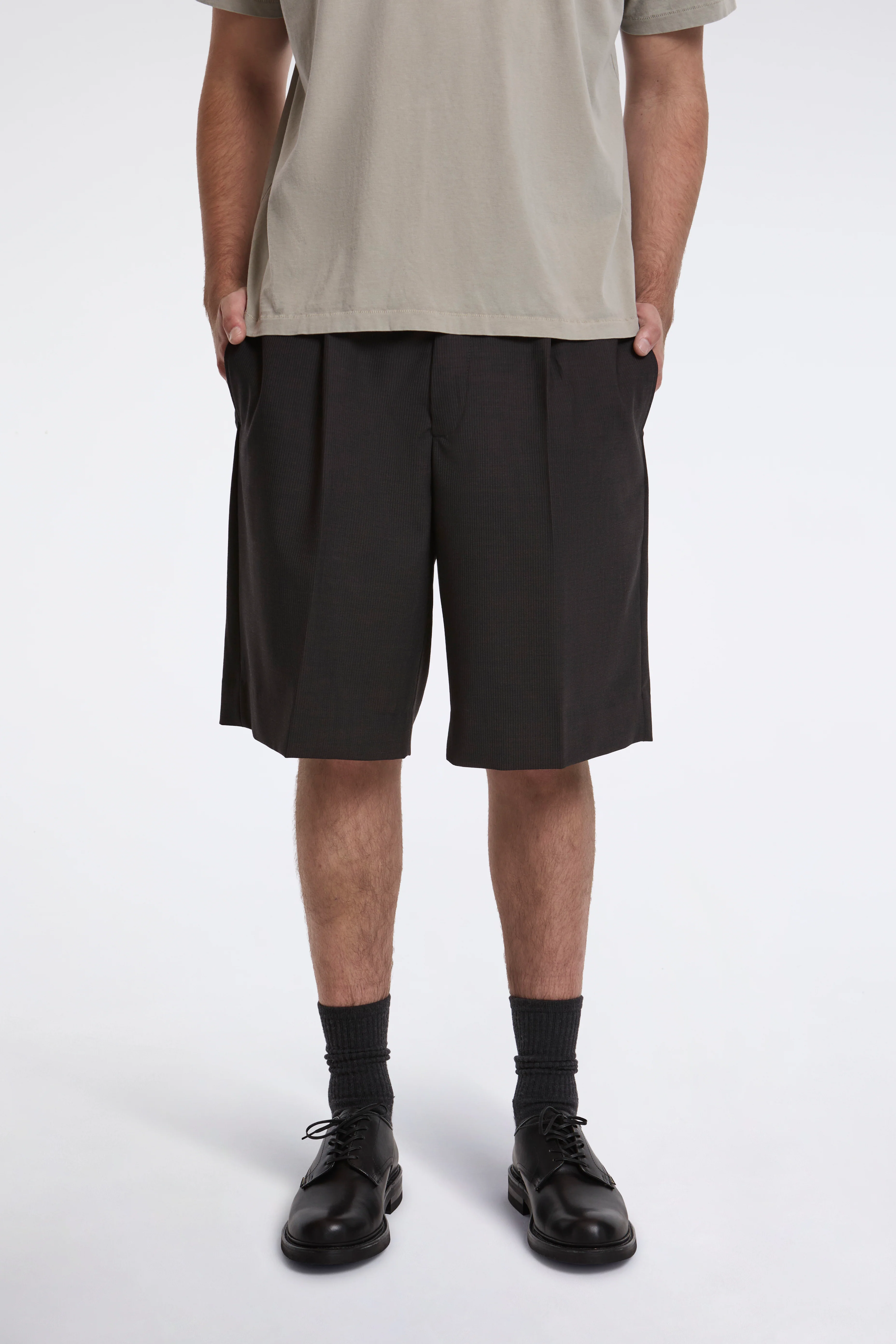 Classic Shorts Dark Grey Stripe