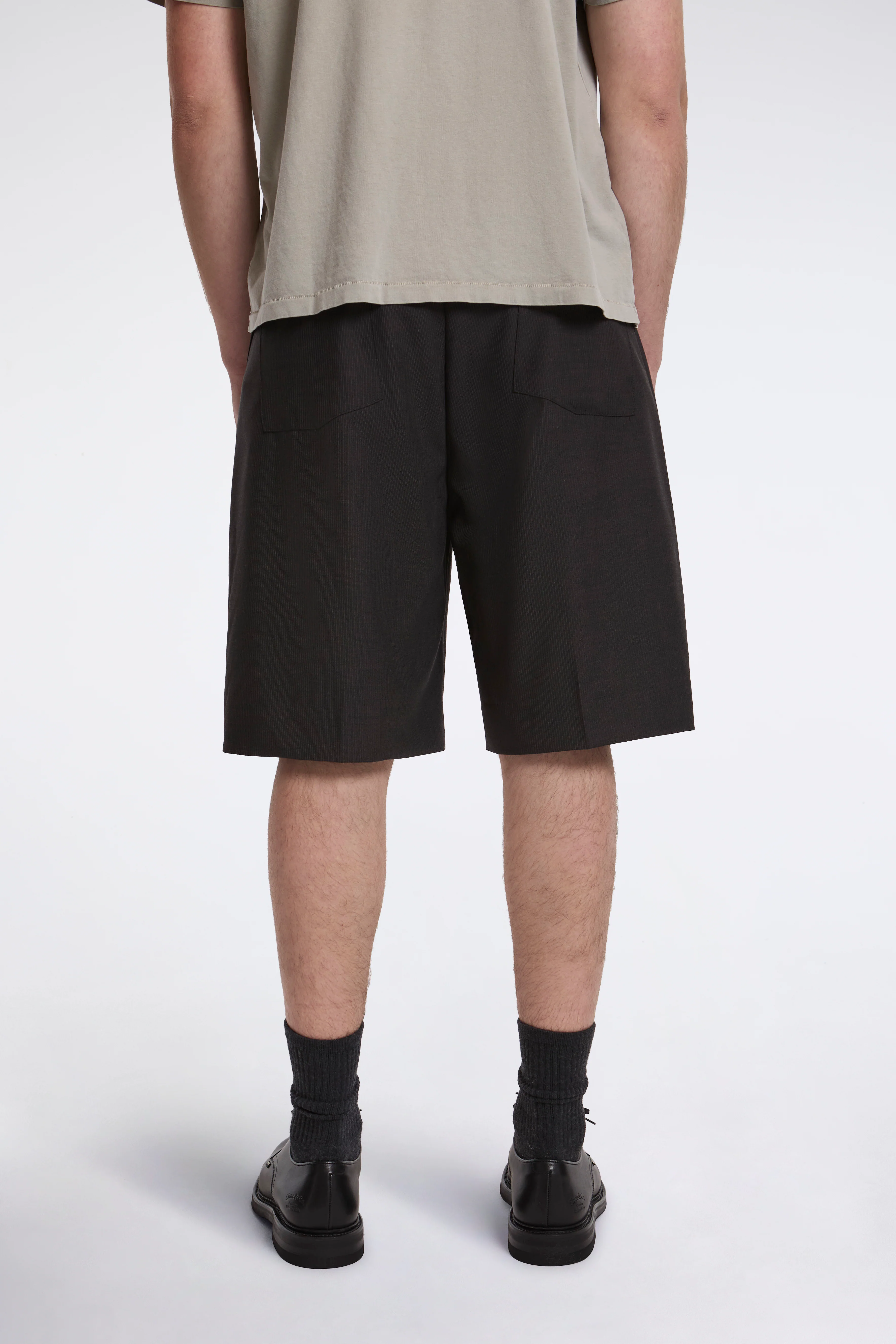 Classic Shorts Dark Grey Stripe - Image 2