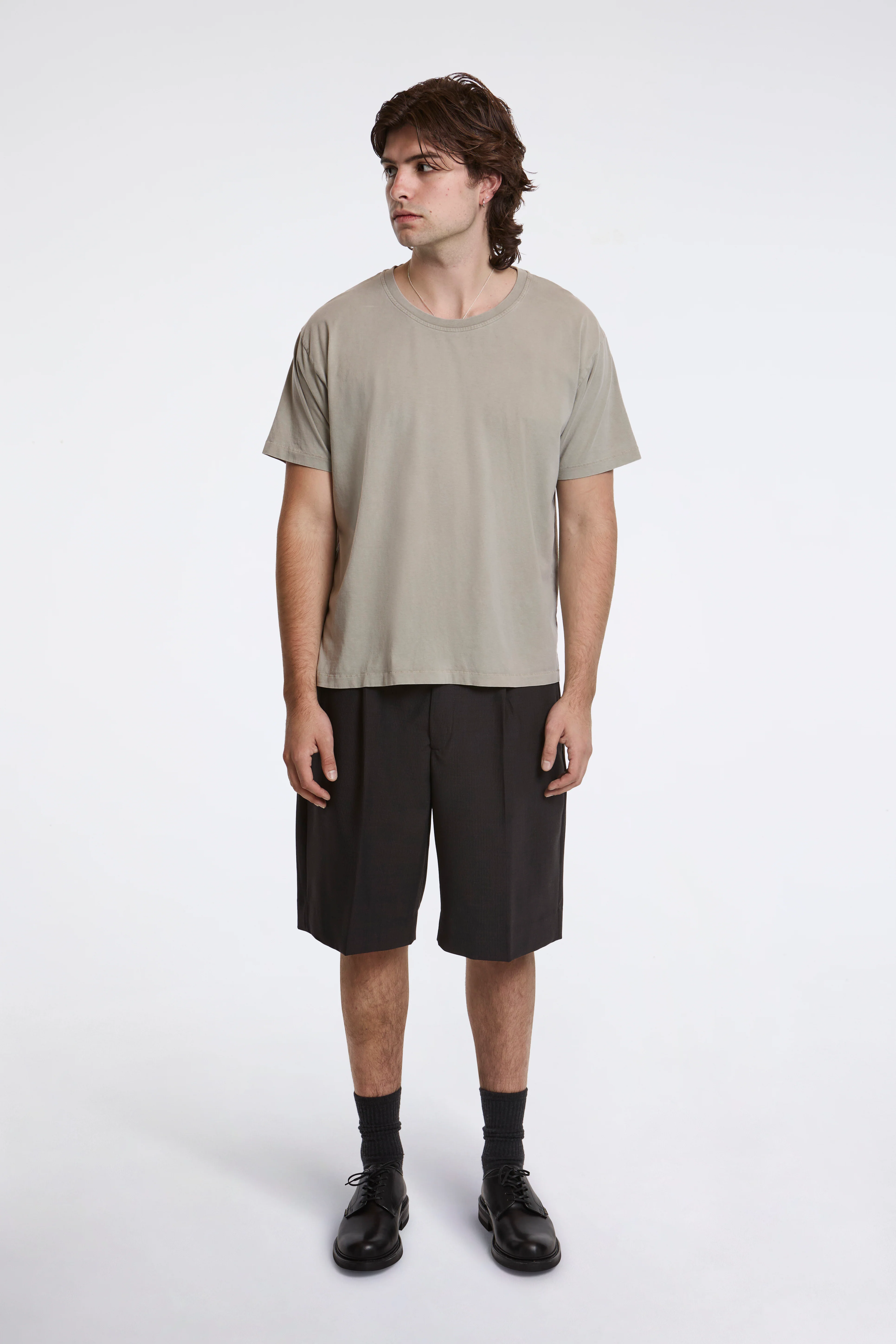 Classic Shorts Dark Grey Stripe - Image 3