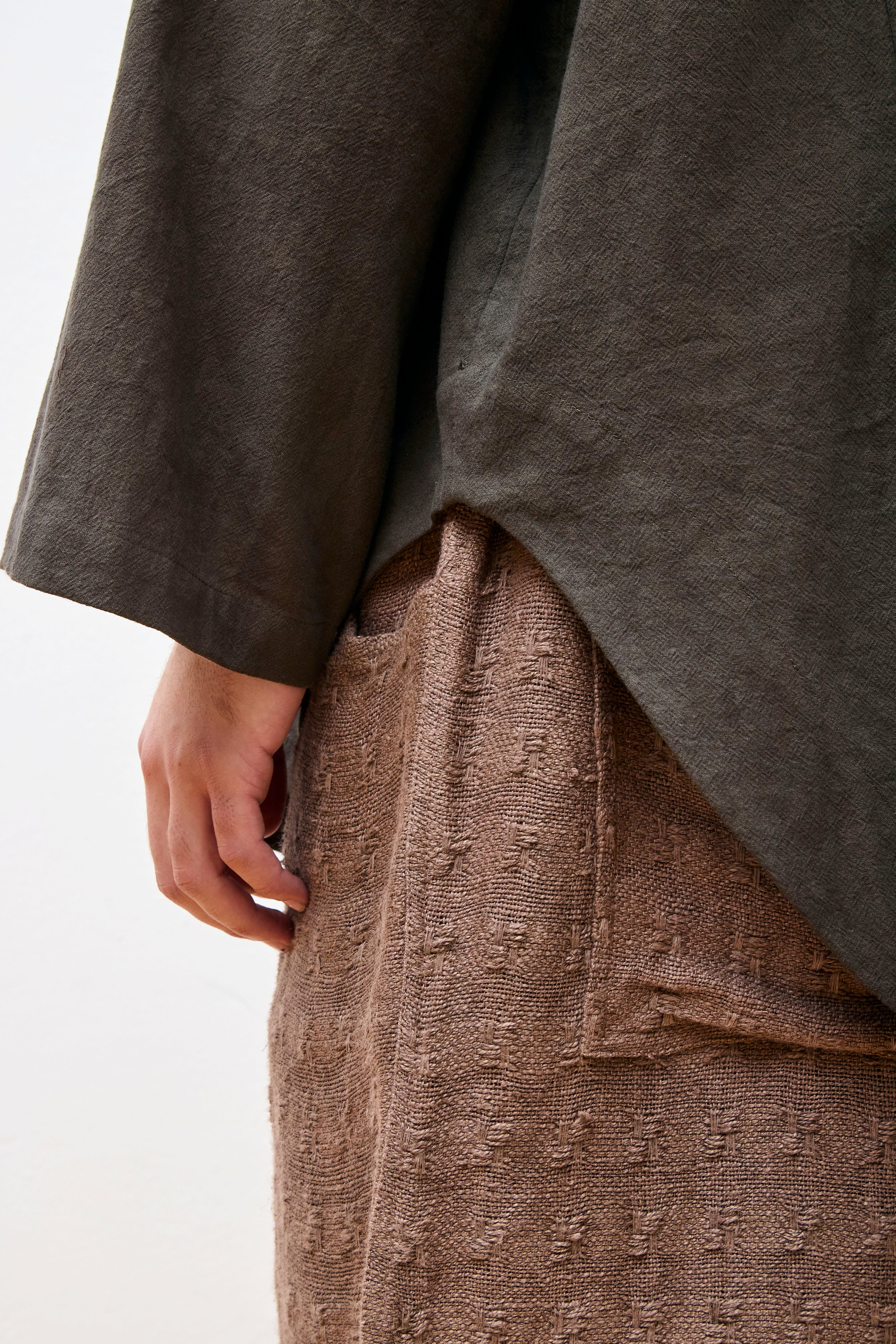 Fisherman Shirt Naturally Dyed Cotton - Image 4