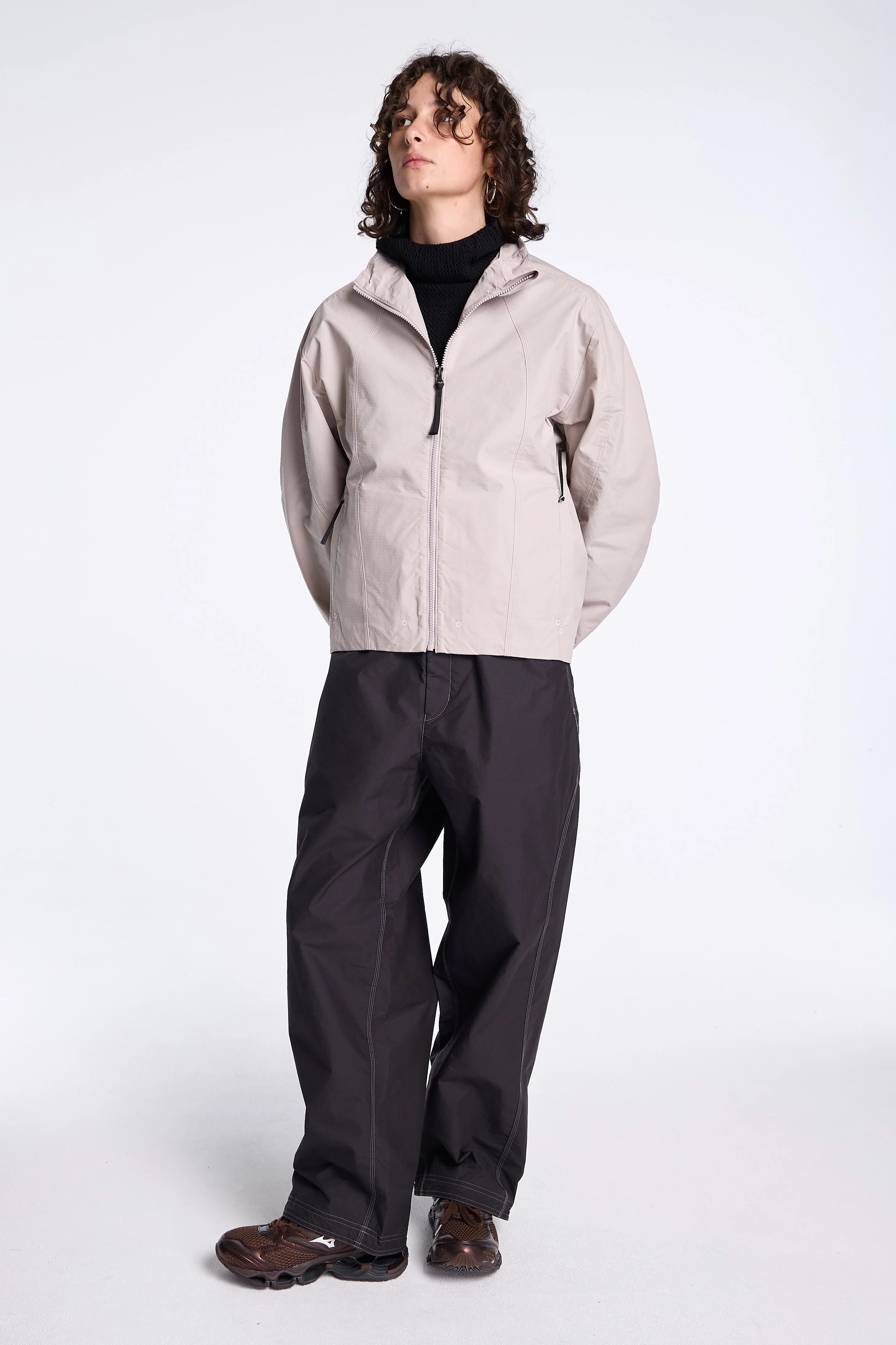 Parachute Seed Rip-stop Jacket Grayish Beige - Image 2