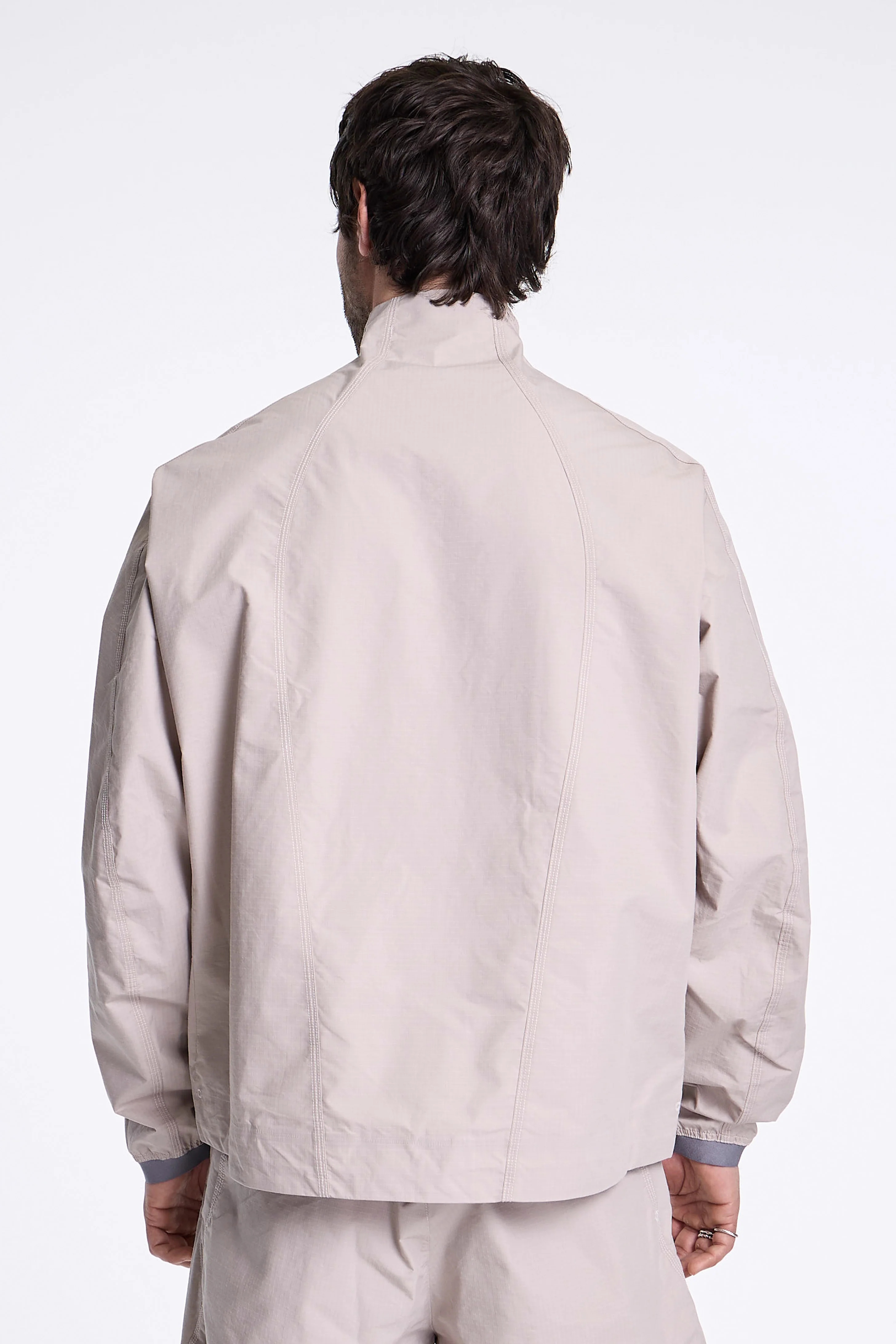 Parachute Seed Rip-stop Jacket Grayish Beige - Image 4