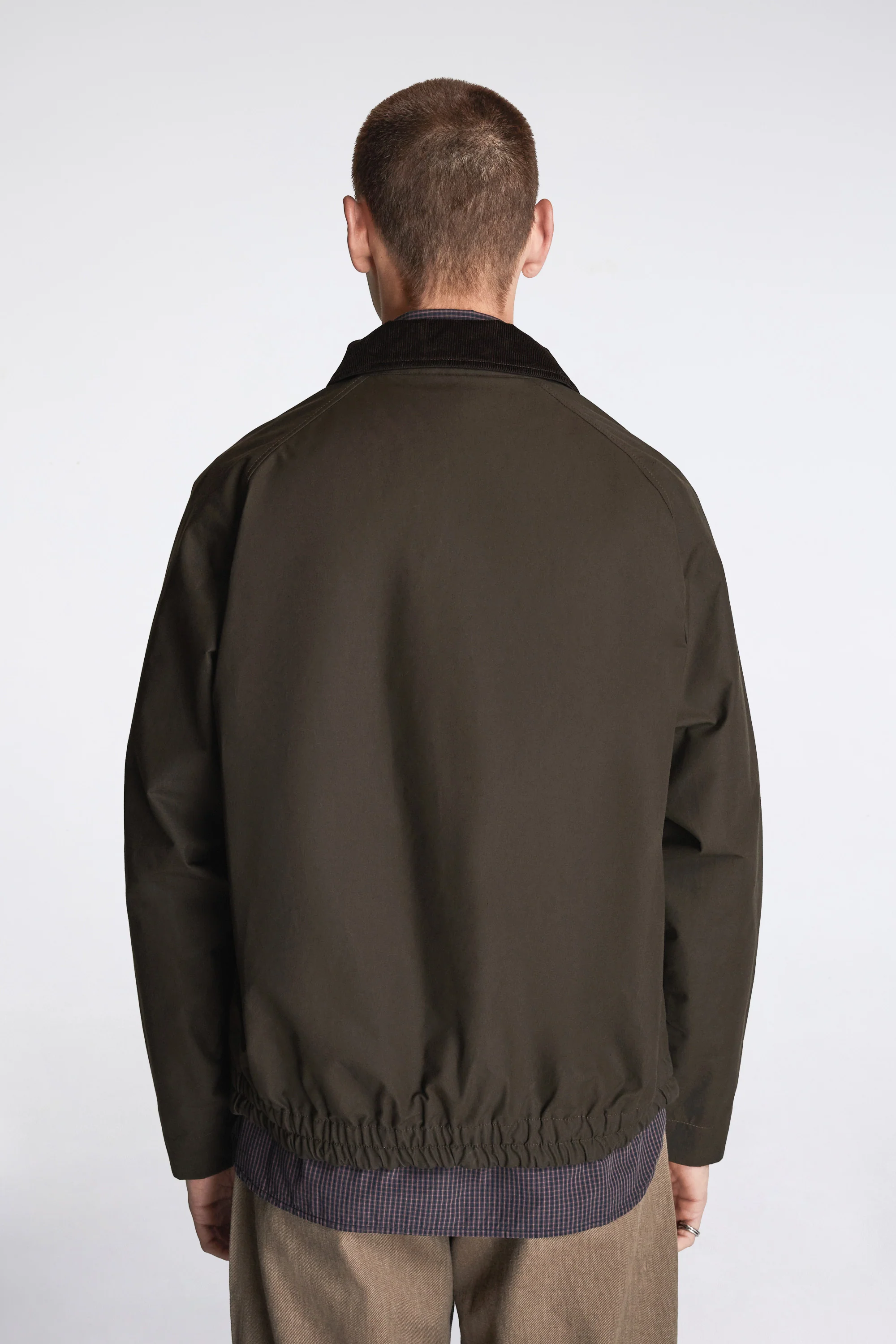 Holmen Wax Raglan Light Jacket Delicioso Brown - Image 4