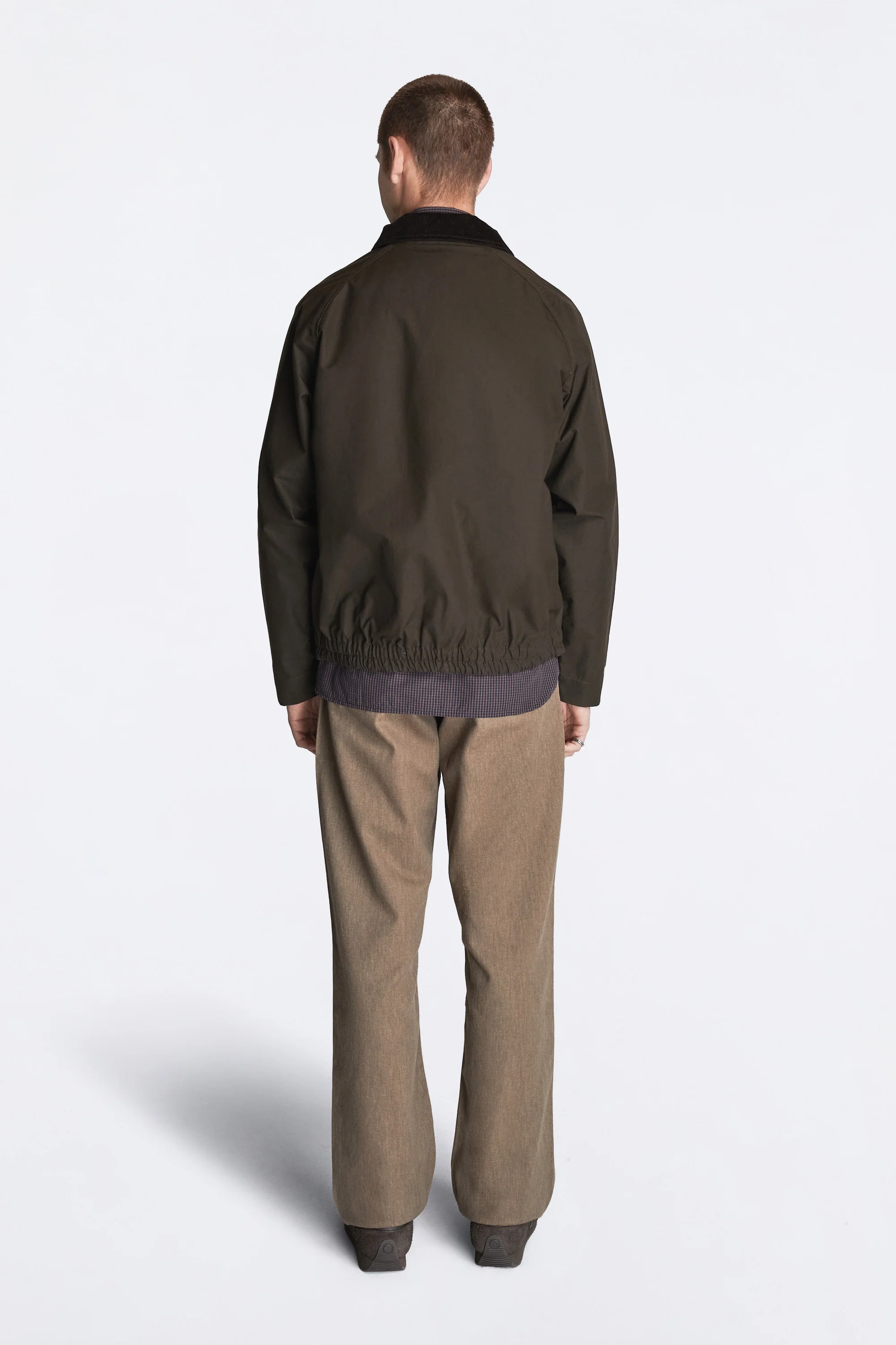 Holmen Wax Raglan Light Jacket Delicioso Brown - Image 5