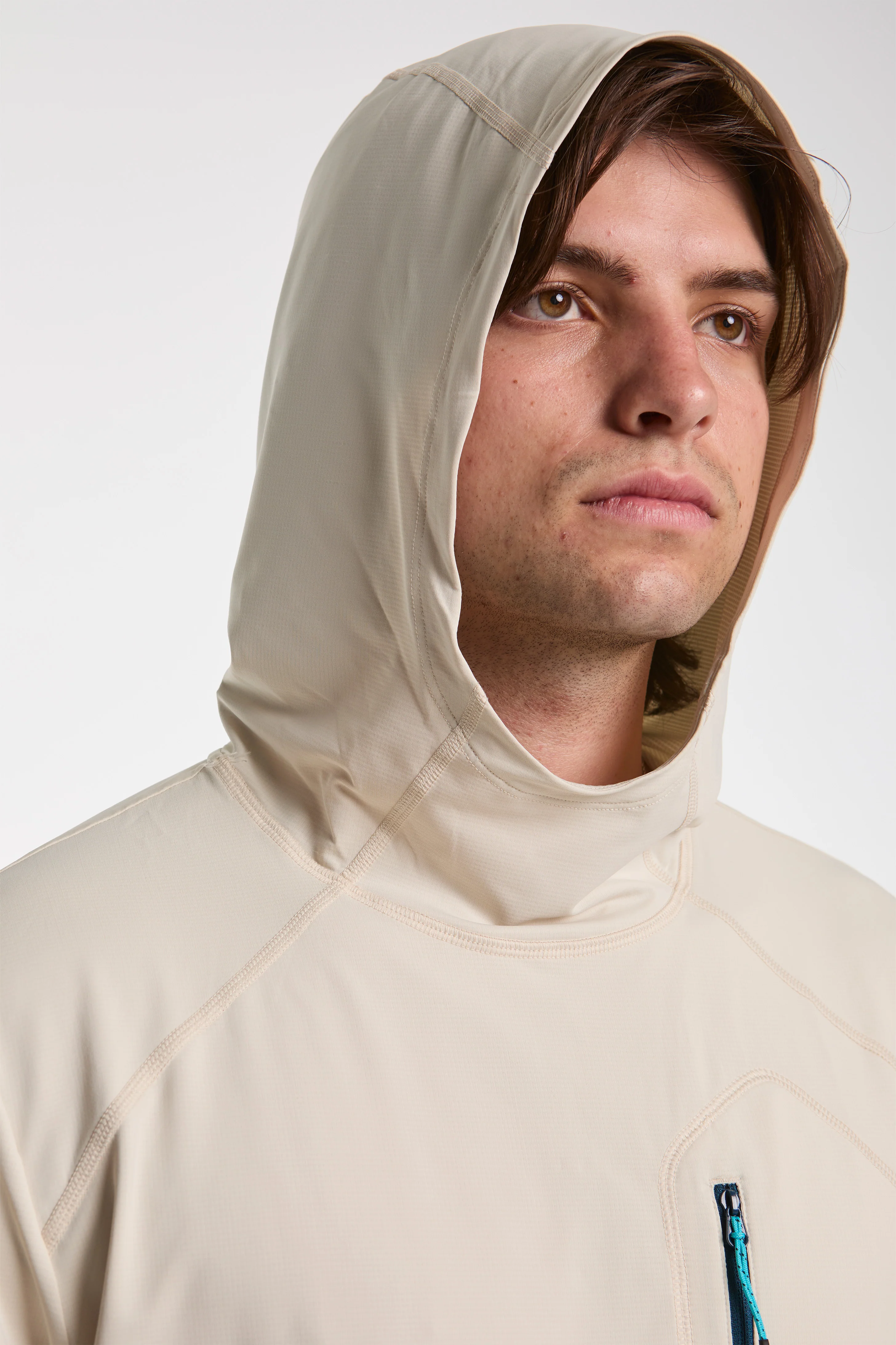 Sun Hoodie Mens Bone White - Image 5