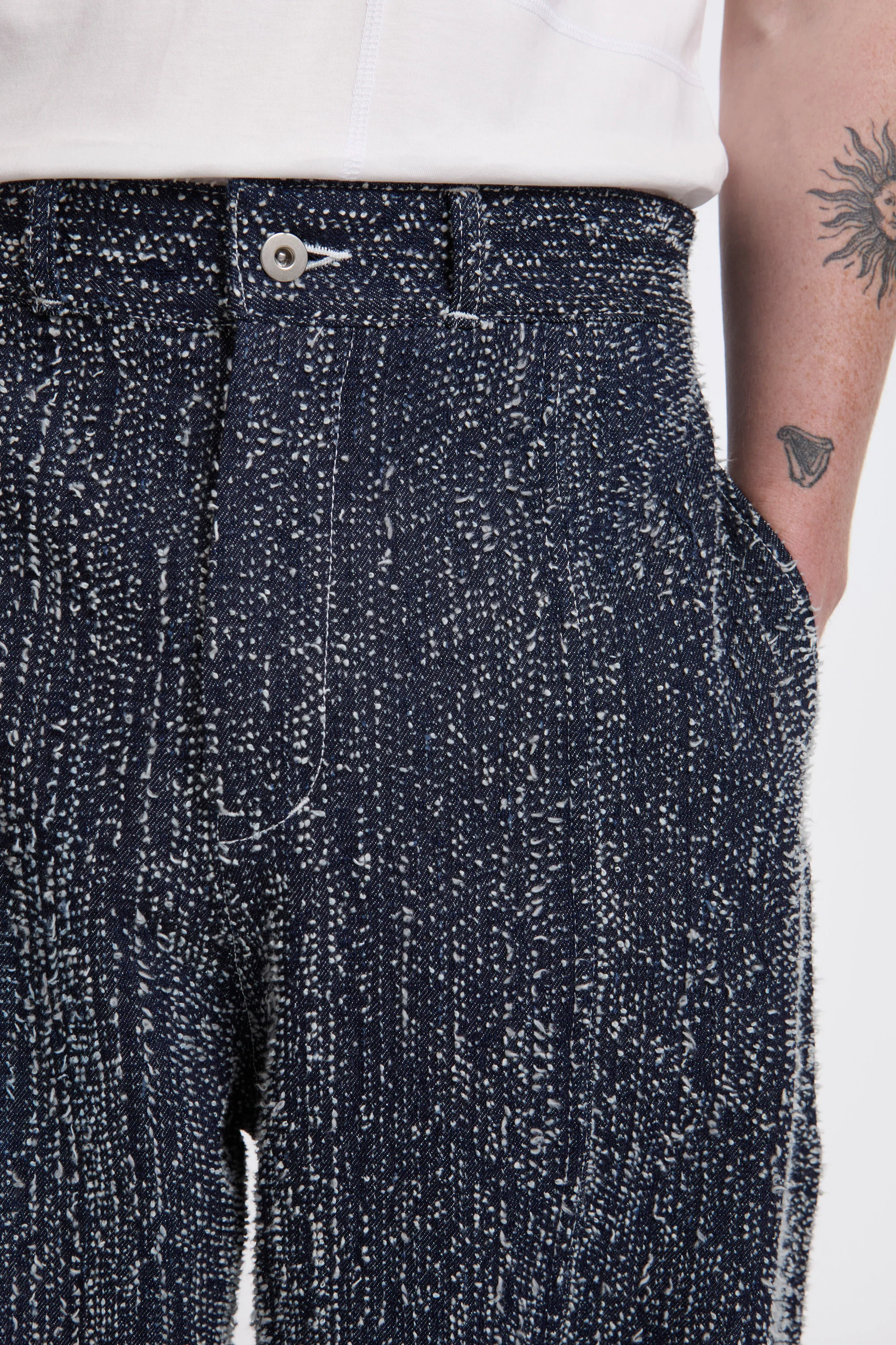 Welt Trouser Denim Snow Nep - Image 4