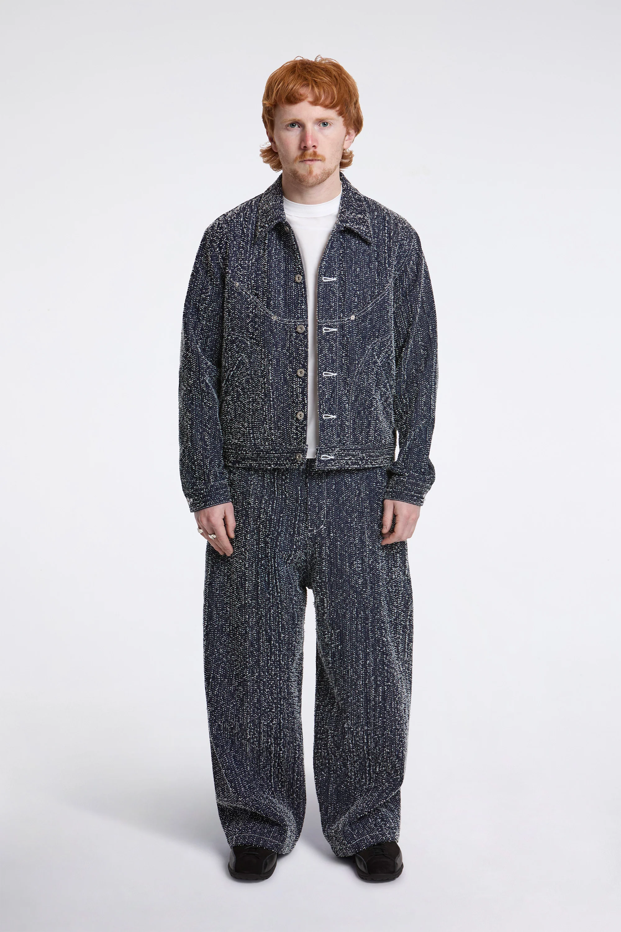 Welt Trouser Denim Snow Nep - Image 5